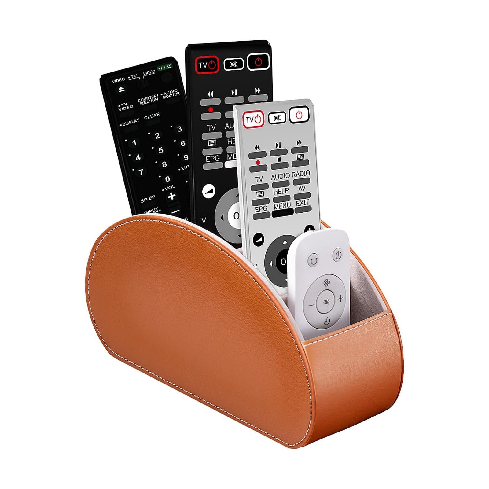 Remote Control Holders Organizer Box / Brown / S