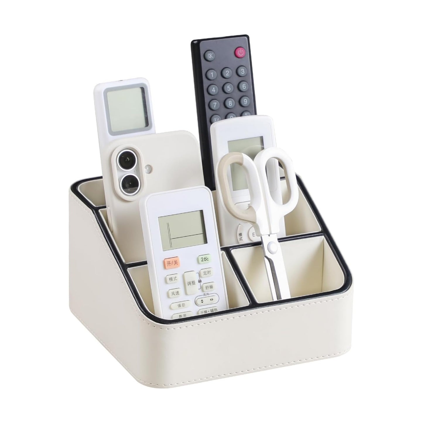 Remote Control Holder / Cream