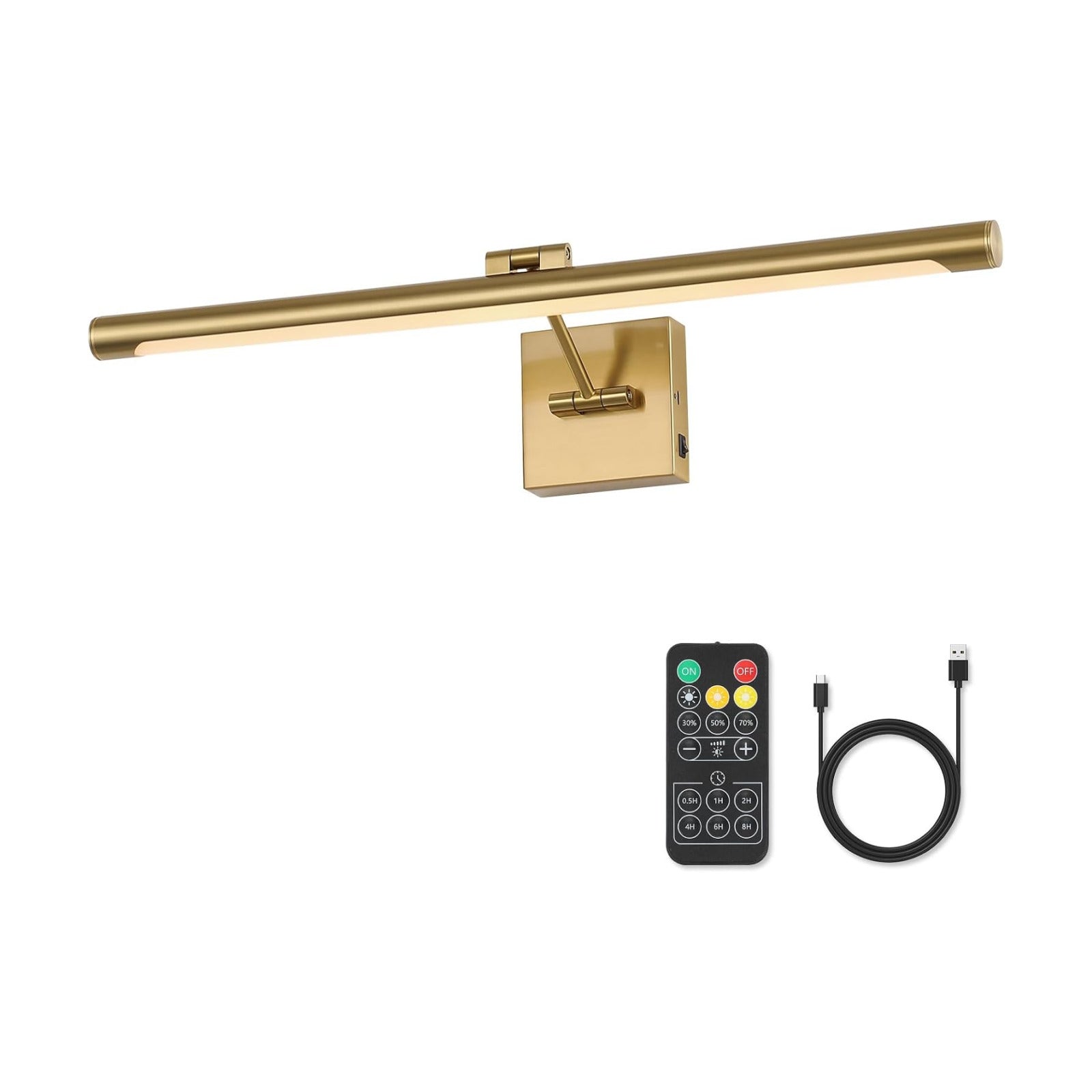Joosenhouse Battery Operated Picture Lights for Wall Rechargeable Art Lighting for Paintings Wireless Gallery Lights