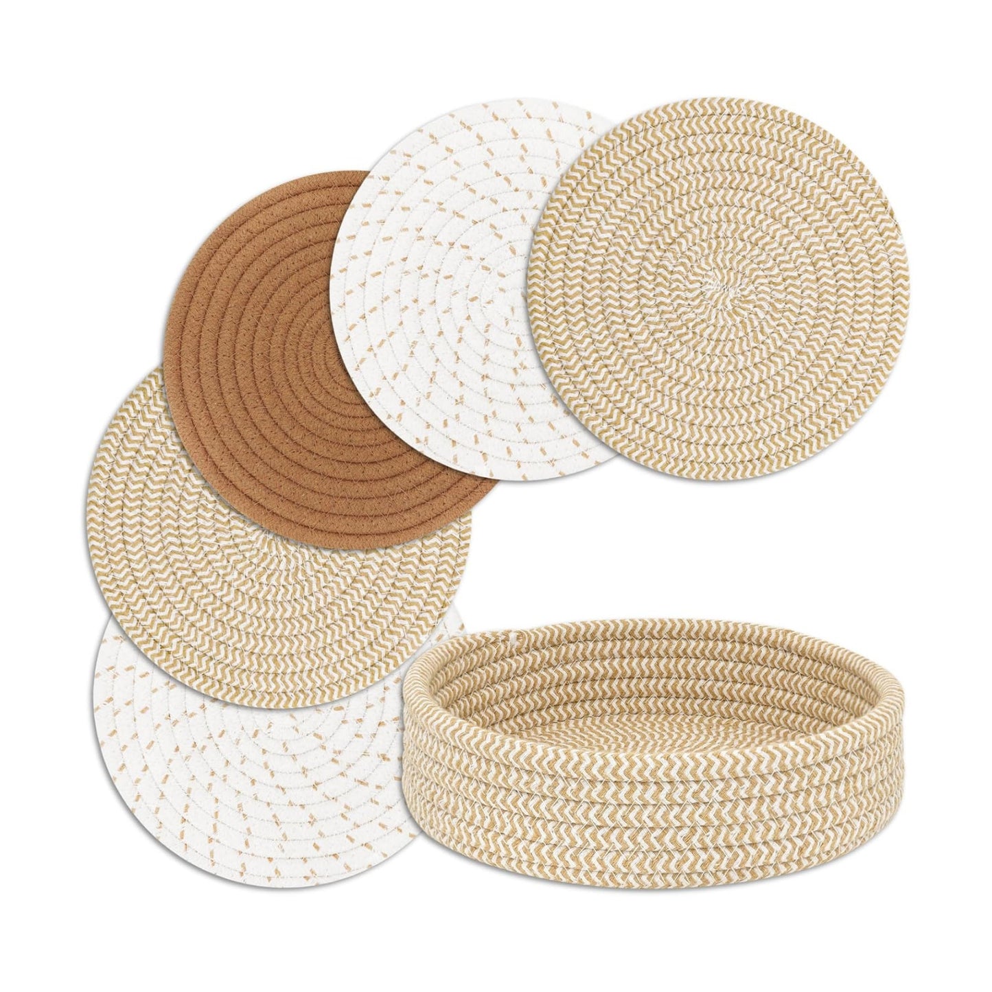 Pot Holders / Storage Basket / Mix Brown