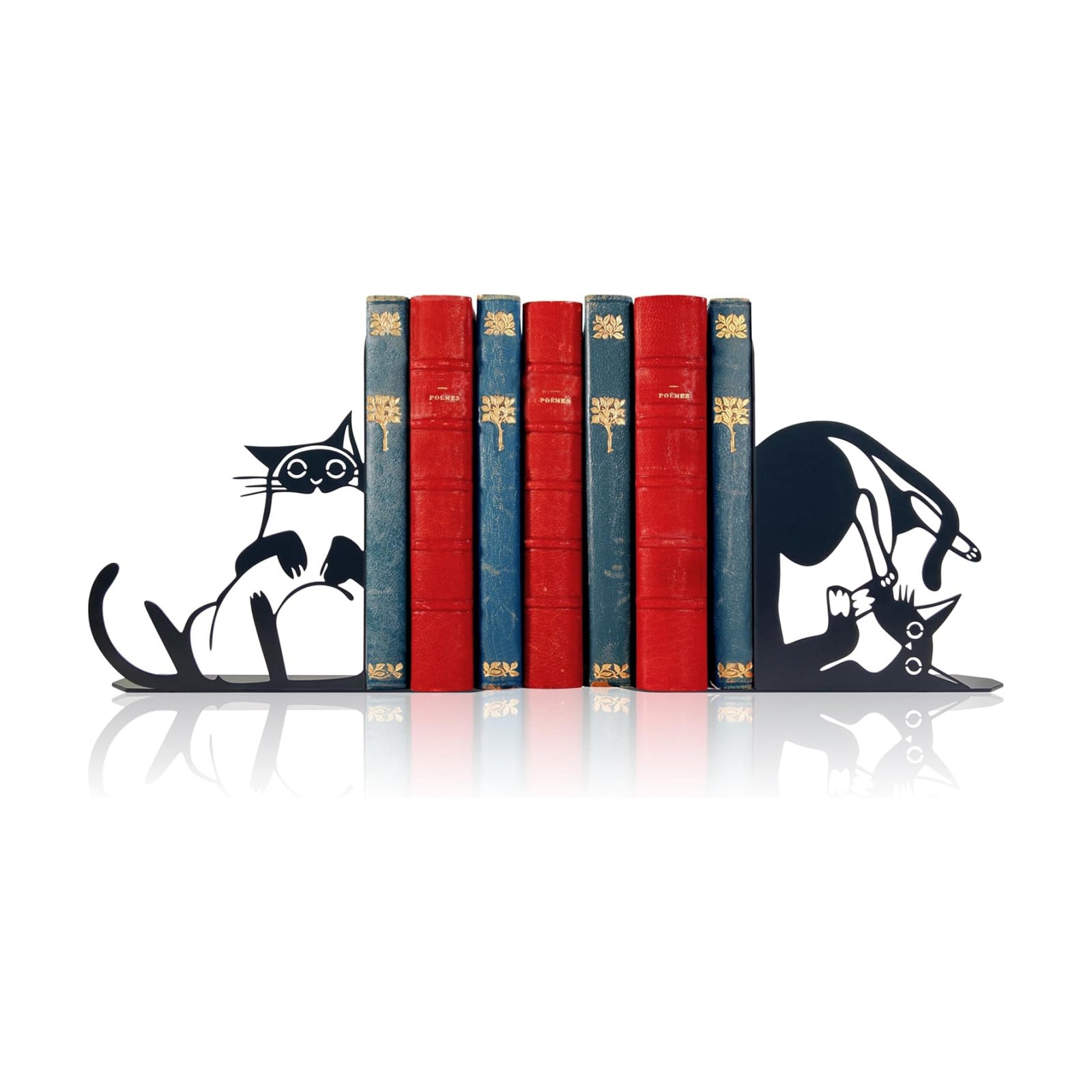 Cat Metal Bookends Cat Book Ends