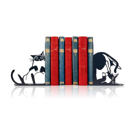 Cat Metal Bookends Cat Book Ends