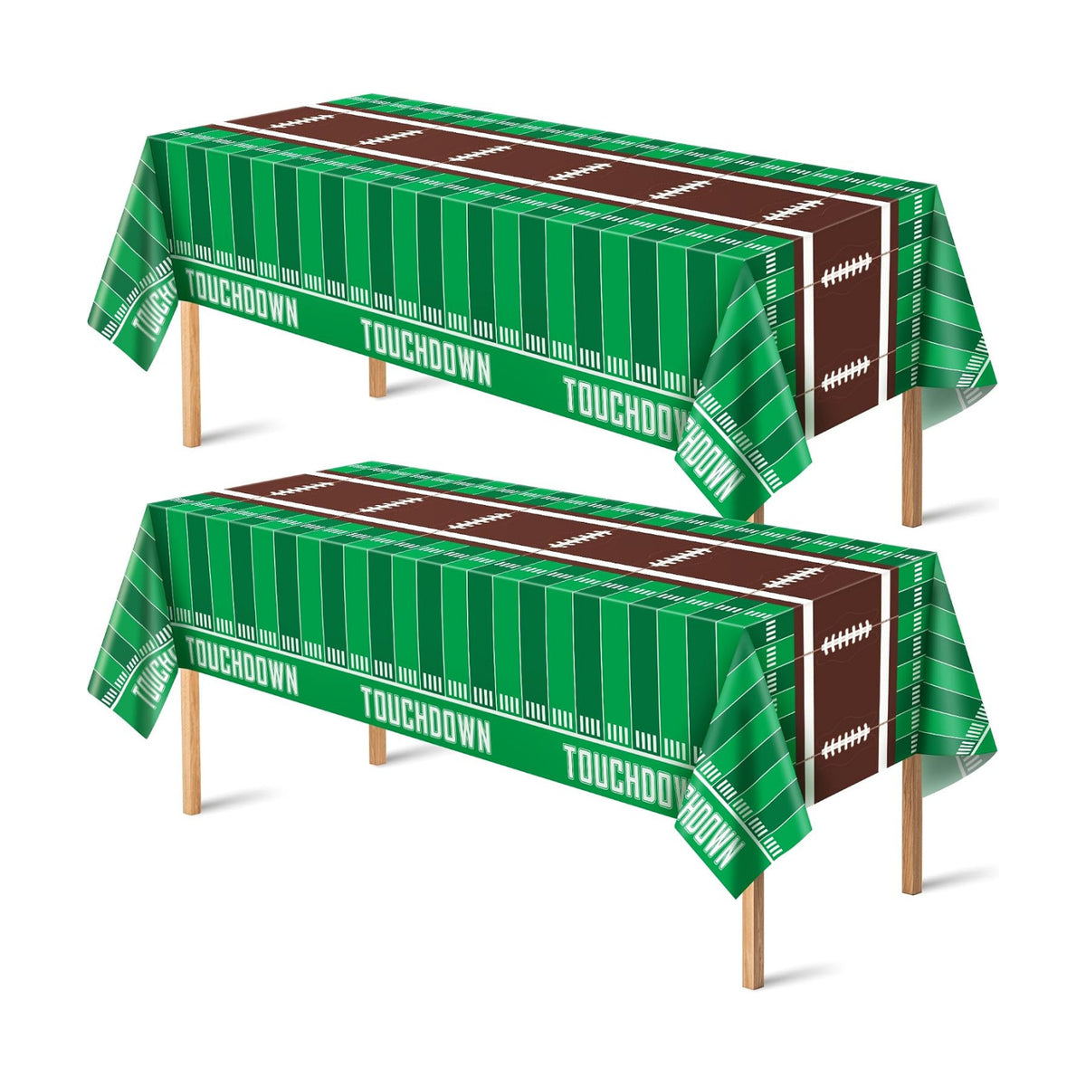 OHOME 2 Pack Super Game Bowl Party Decorations 2027 - Football Party Decorations | Football Tablecloth - Football Supplies Favors Decor Accessories for Birthday Banner Backdrop,54" X 108"
