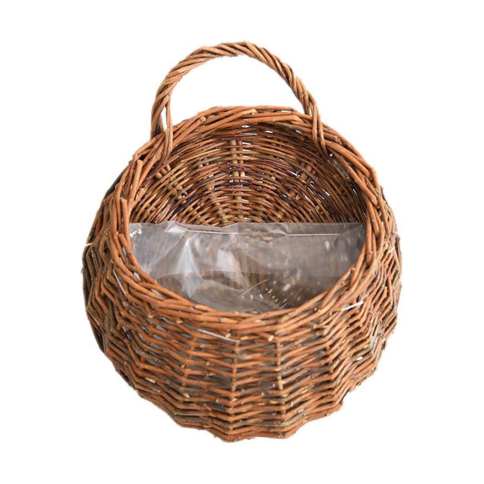 Handmade Wicker Hanging Basket for Plant Wall Mount Rattan Chlorophytum Comosum Hanging / Medium