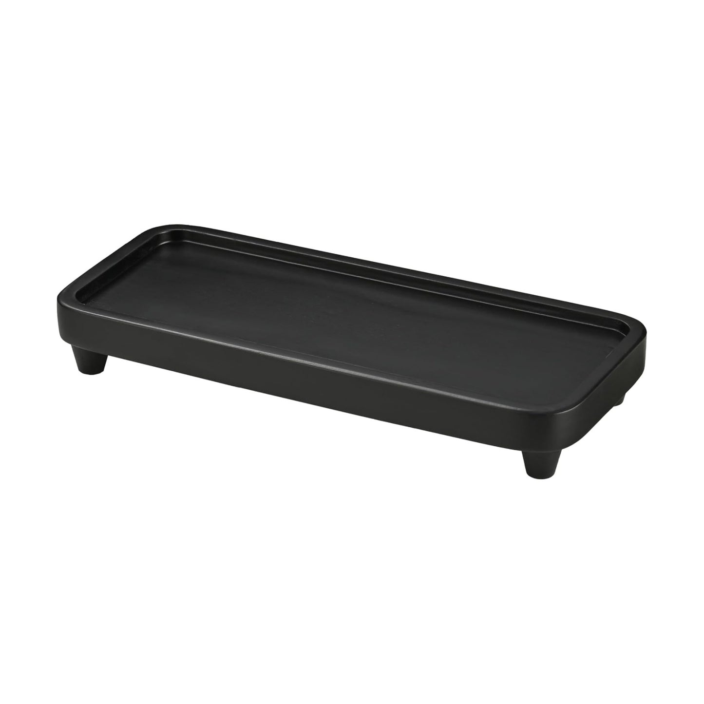 Vanity Tray / Soap Dispenser Tray / Black-large