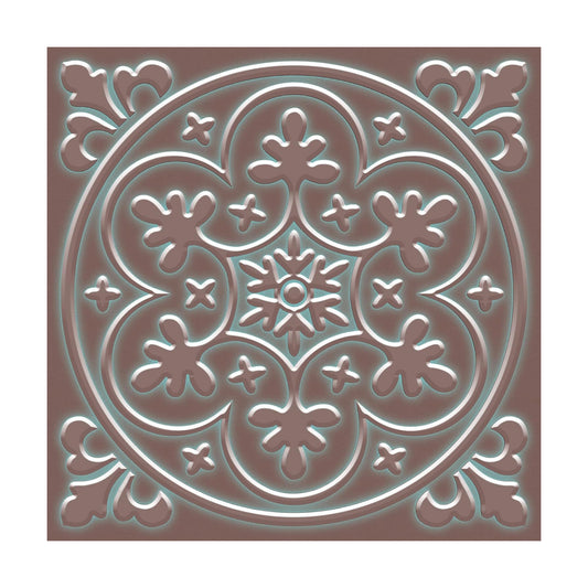 Peel and Stick Wall Tile Stickers Backsplash / Bronzen / 8 x 8