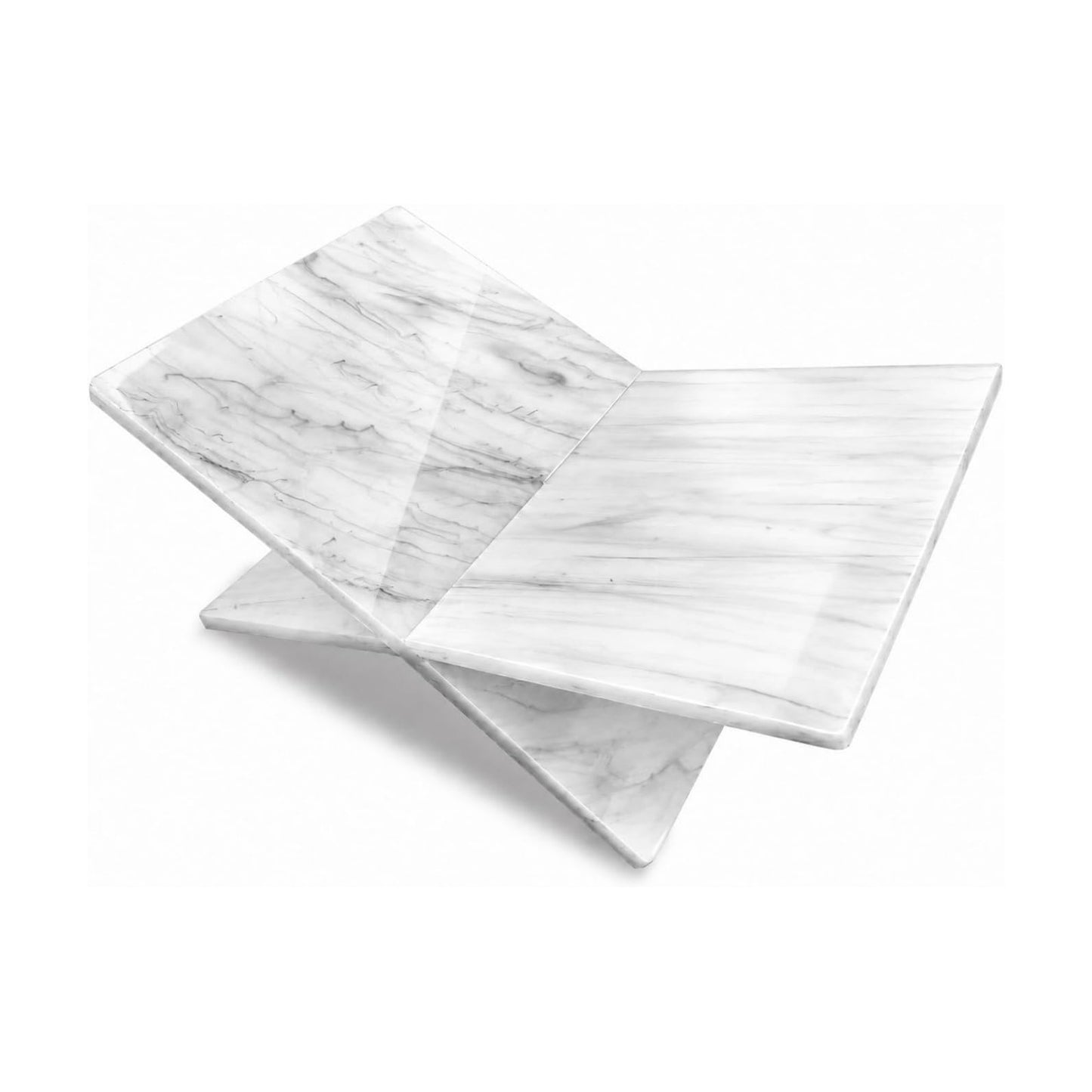 Marble Pattern Acrylic Book Stand, Large Open Book Display Stand & Coffee Table Book Stand, Book Holder for Cookbook