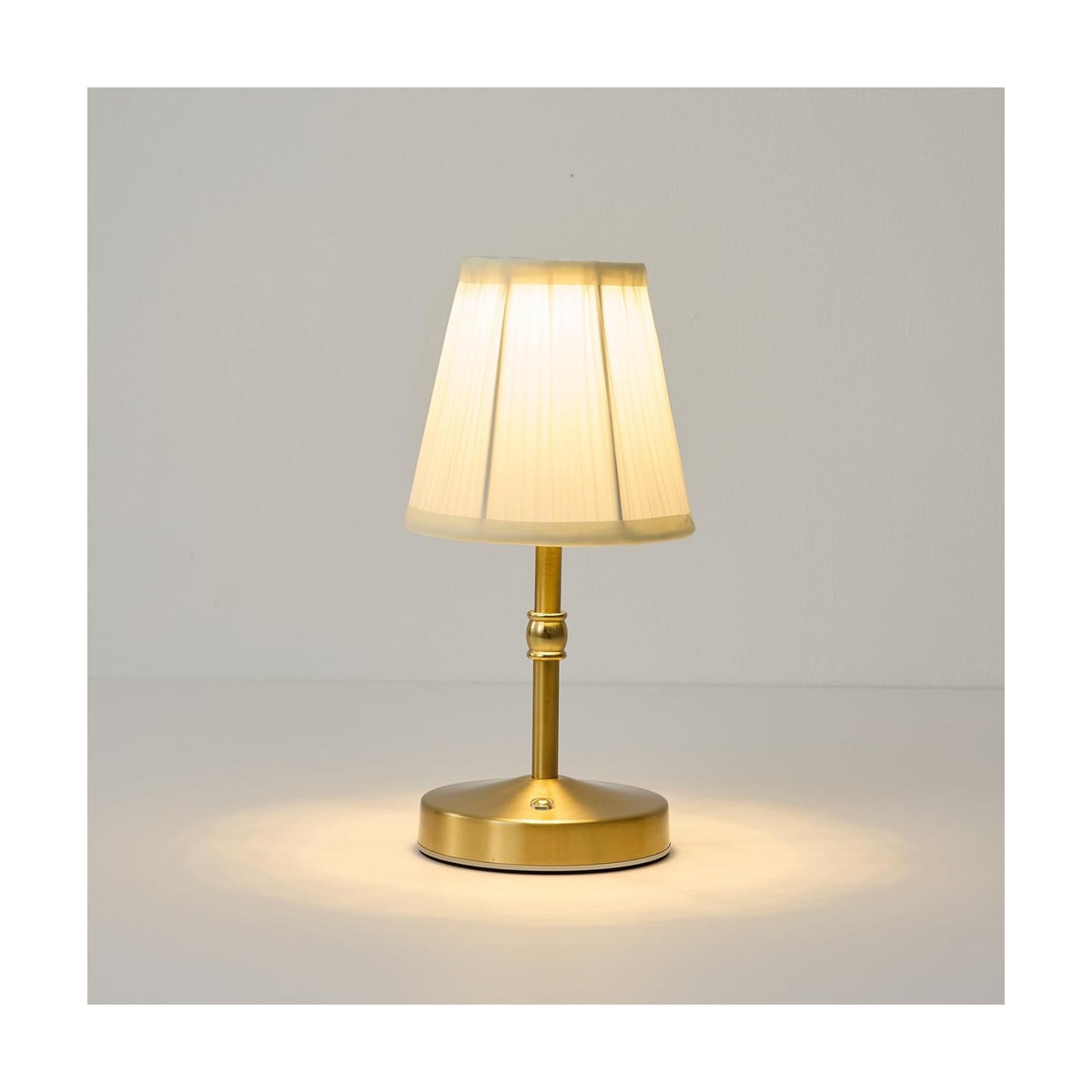 5w Led Cordless Mini Lamps,3000 mah Battery Operated Lamp,3 Color Temperature Dimmable Table Lamp,Gold Rechargeable