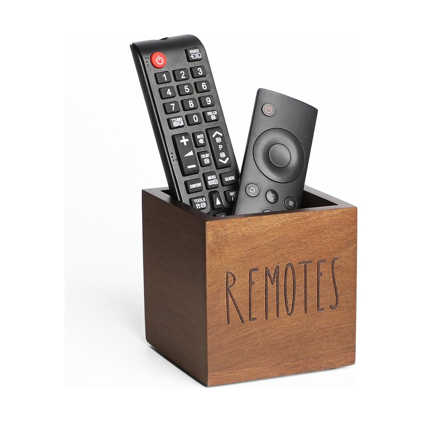 TV Remote Holder / Brown / S,for 2 or 3 Remote Controls