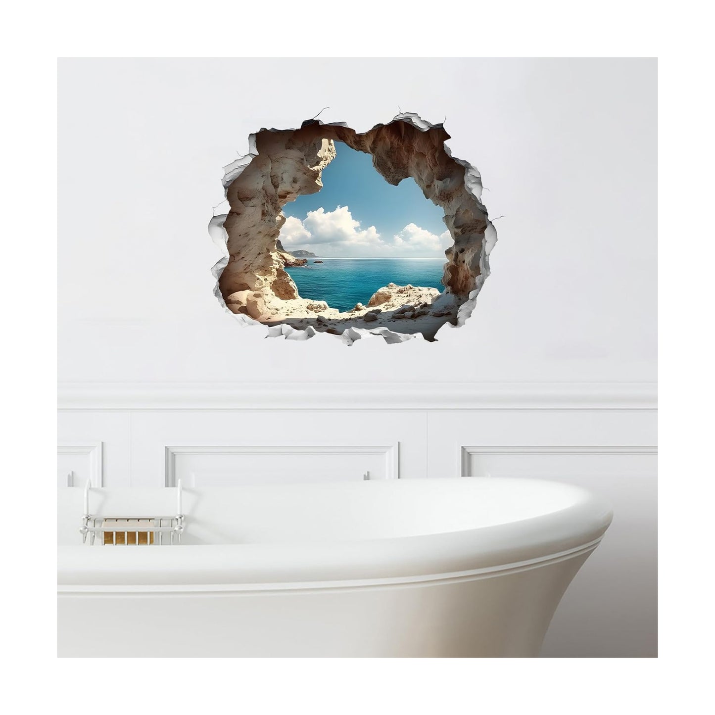 Cave by The Sea Wall Stickers
