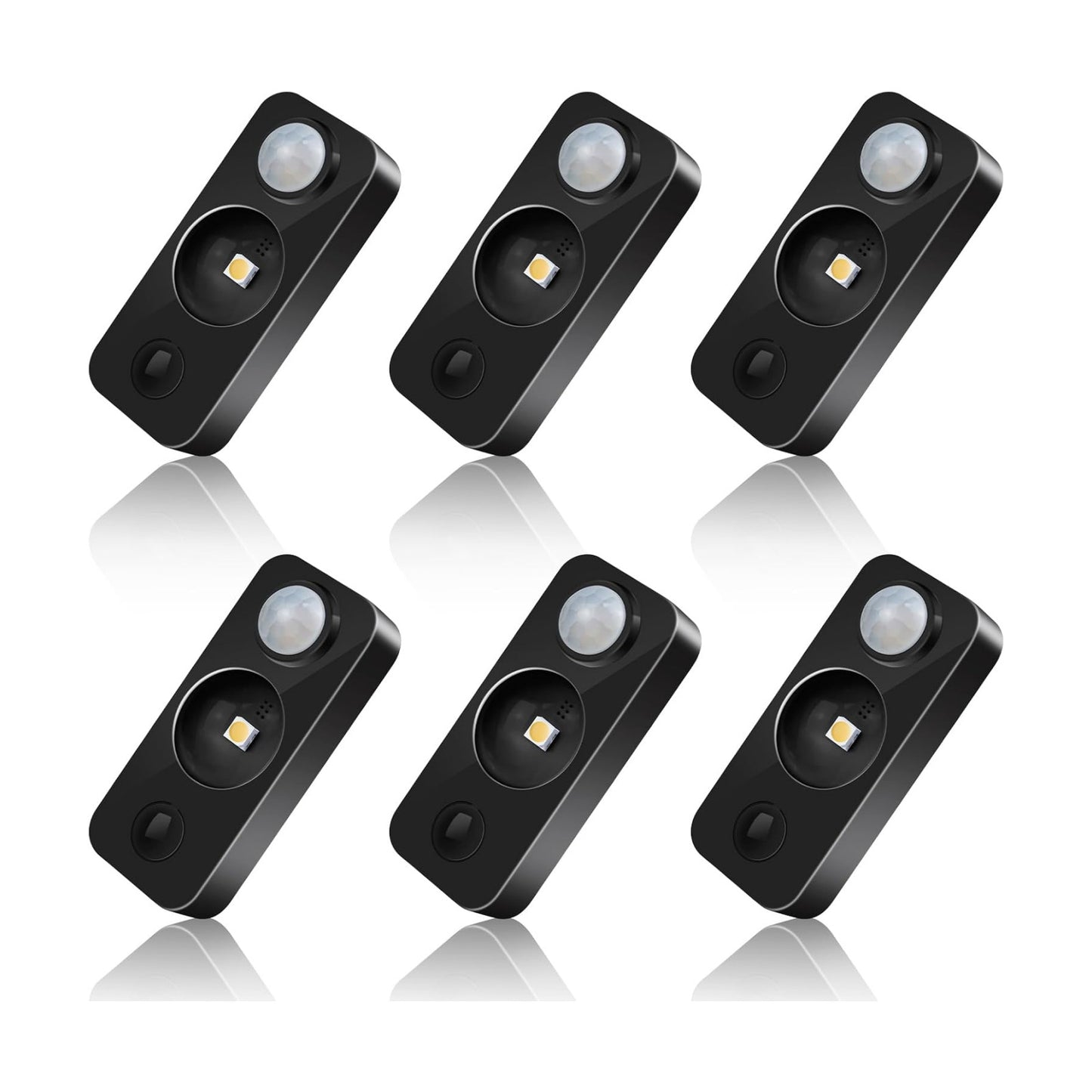 NIEGNOWOO LED Motion Sensor Puck Lights, Rechargeable Cabinet Lights, Stick on Wireless LED Night Light for Closet