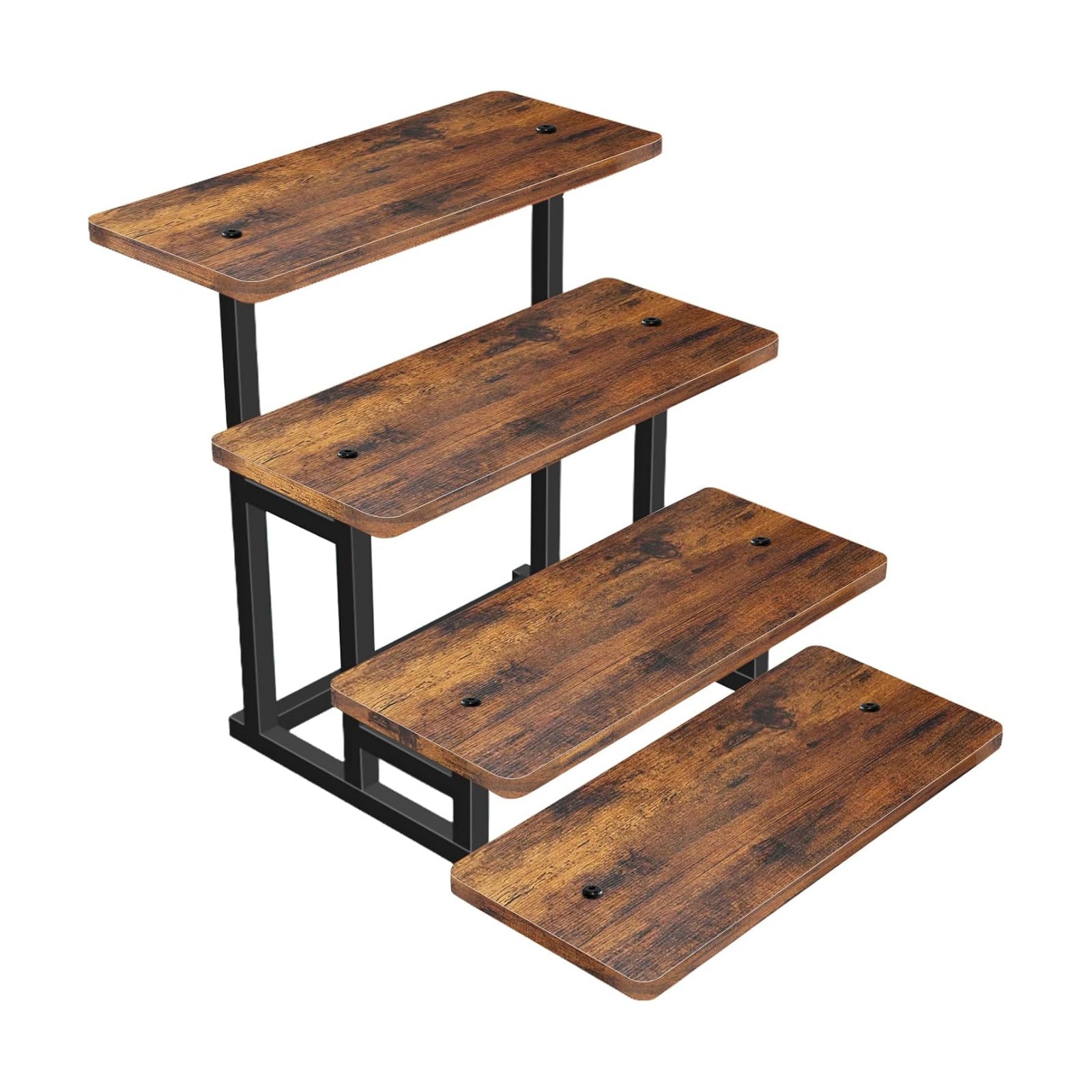 Lilybud--lily Cupcake Stand for 50 Cupcakes, 4 Tier Wooden Risers Display Stands Stepped Dessert Table Display Set with