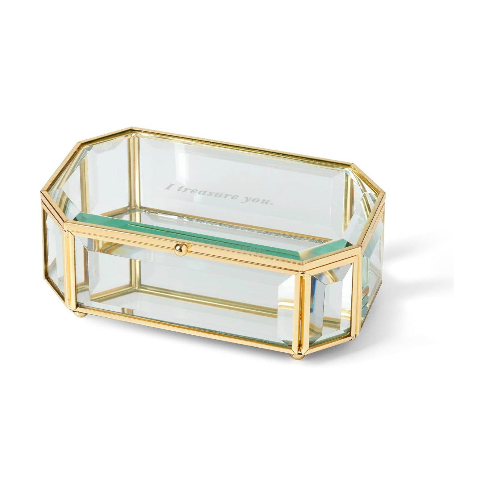 I Treasure You Jewelry Box / Clear