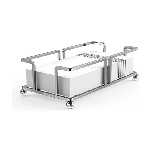 Bathroom Napkin Holder Bathroom Paper Towel Holder Bathroom Guest Towel Holder Tray / Chrome