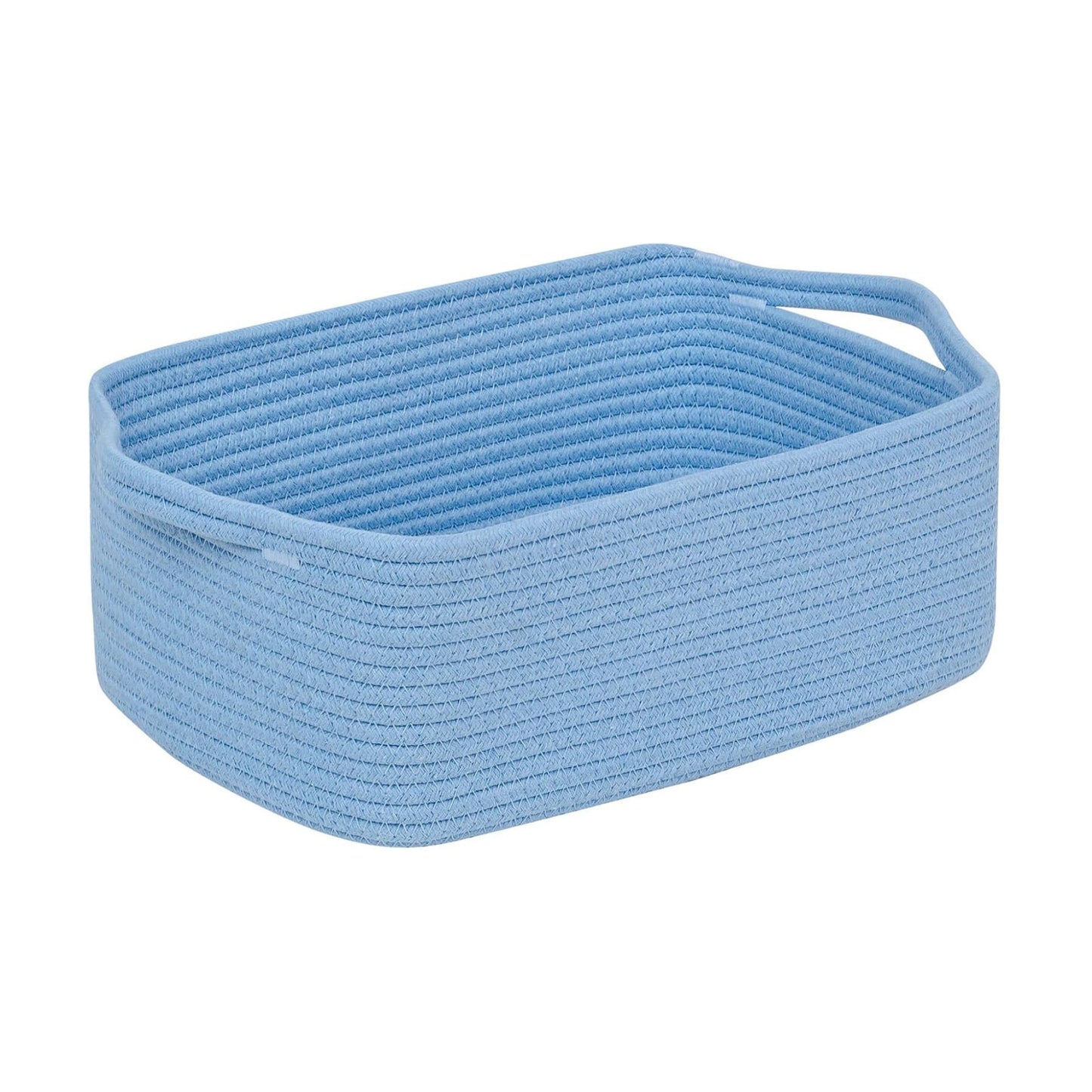 Woven Closet Storage Bin / Blue / 14''x10''x5
