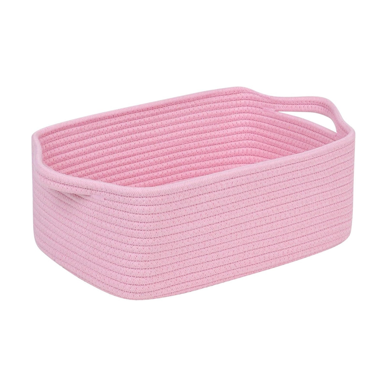 Woven Closet Storage Bin / Pink / 14''x10''x5
