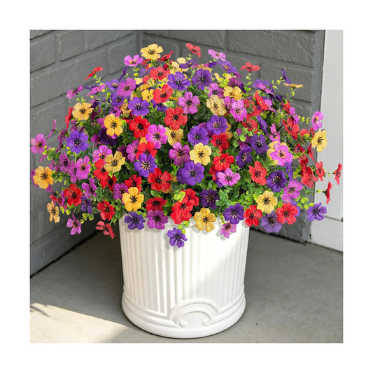 Artificial Flowers / 12 Bundles Fake Summer Daisy / 4 Colors