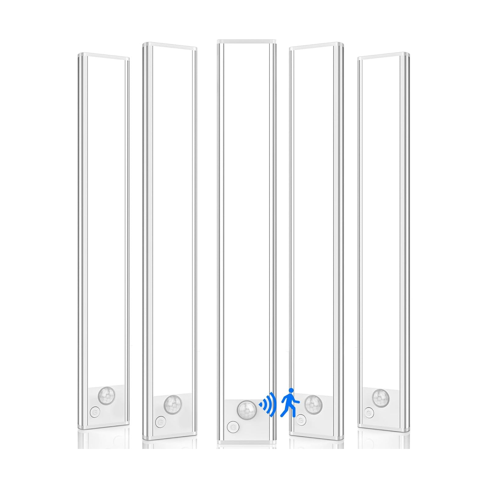 VerRon 14inch Under Cabinet Lighting Rechargeable 5-Pack | 3200mAh Rechargeable Under Cabinet Lights Wireless, LED