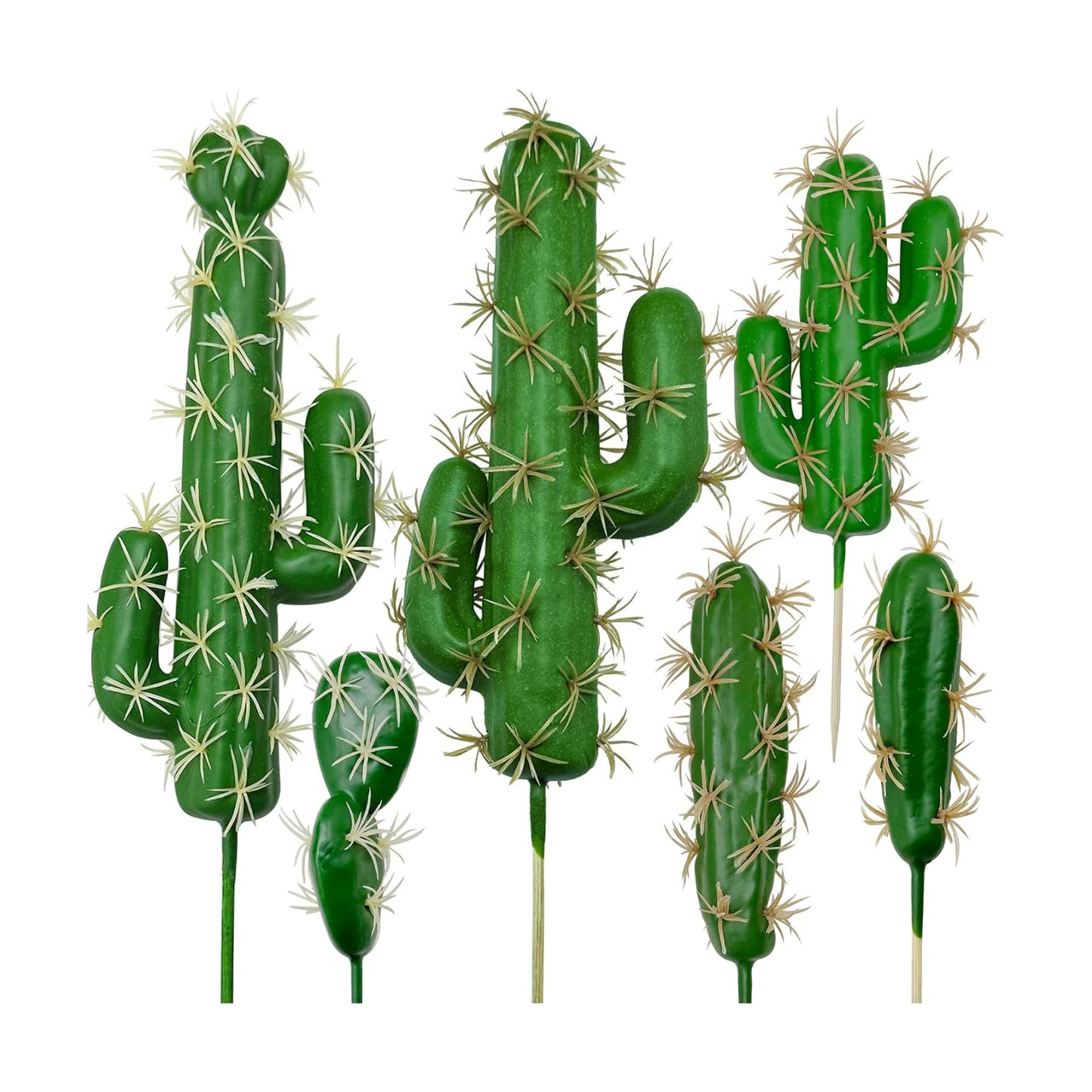 Faux Fake Succulents Artificial Cactus Decor Artificial Succulent Plants Faux / Color 5 / Set of 6
