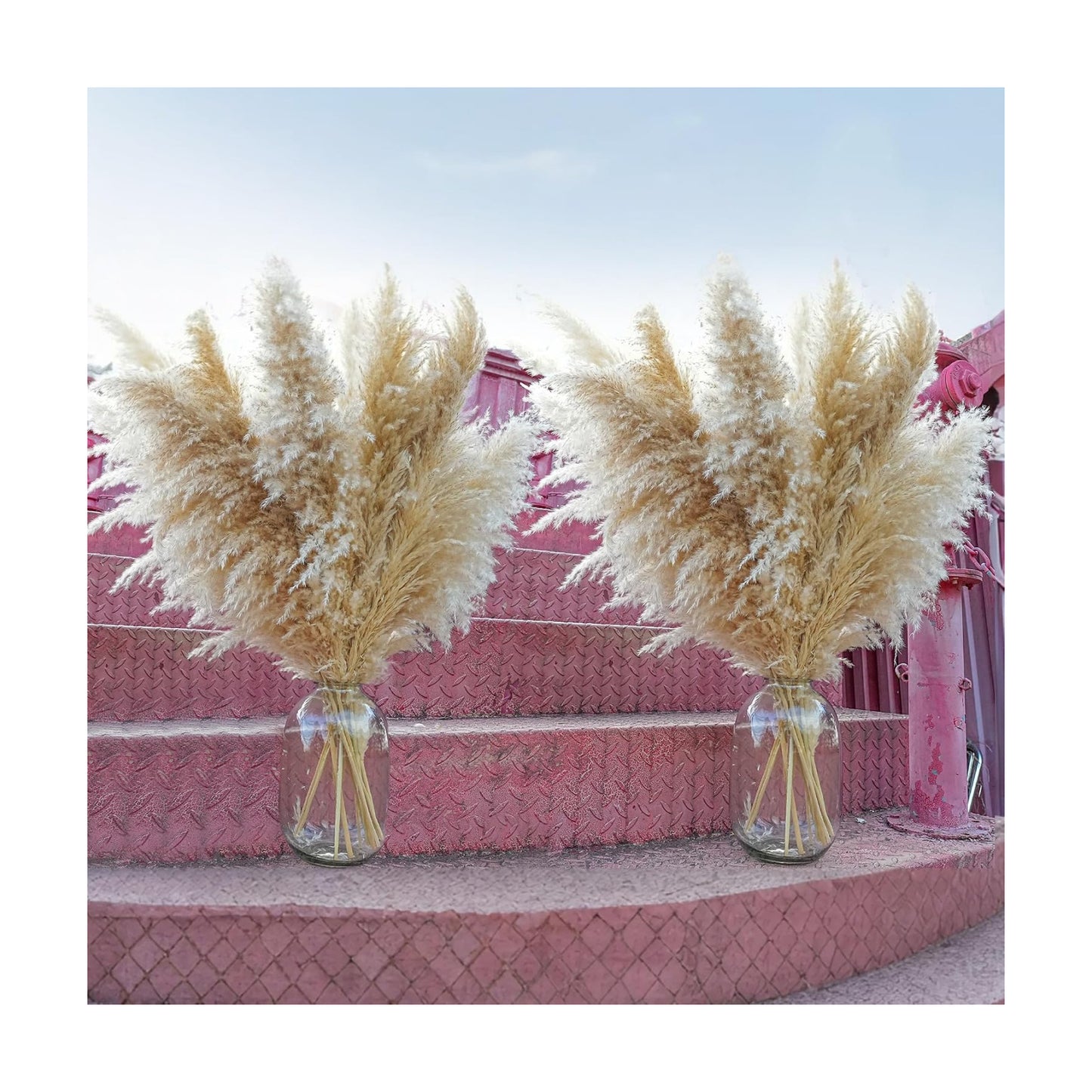 Floor Plants / Tall Pampas Grass for Floor Vases / Set of 40