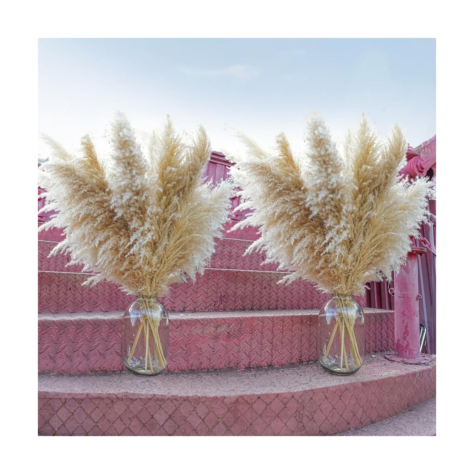 Floor Plants / Tall Pampas Grass for Floor Vases / Set of 40