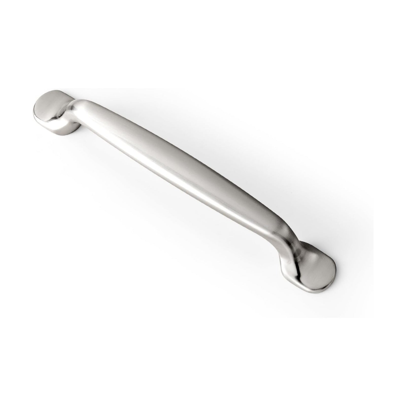 Curved Design Contemporary / 5" Center To Center / Modern / Satin Nickel / Set of 6