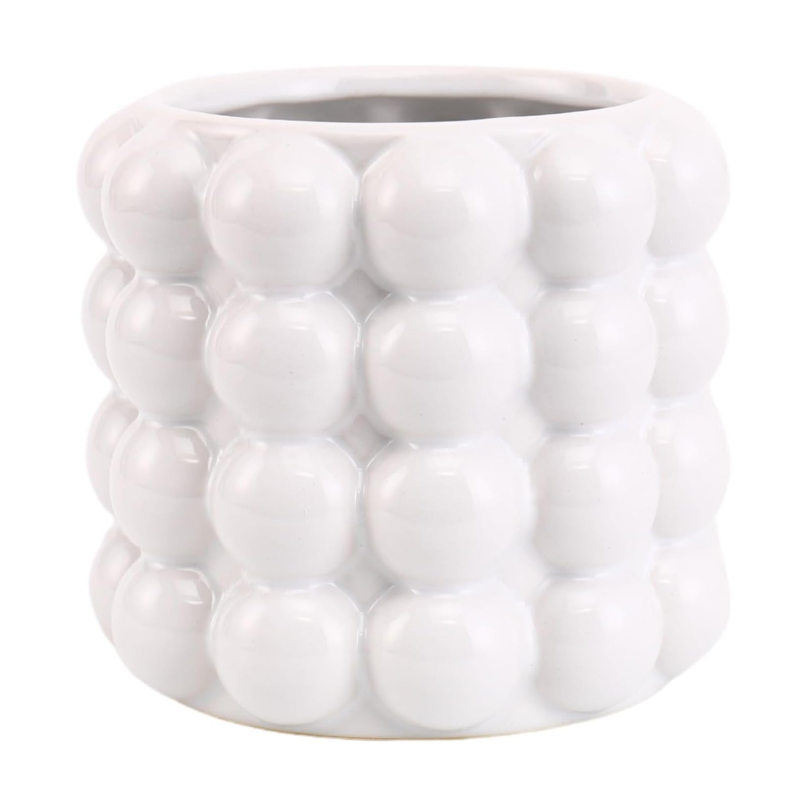Ceramic Vase / Ceramic Flower Vases / White / Medium