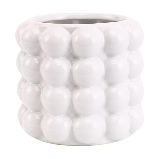 Ceramic Vase / Ceramic Flower Vases / White / Medium