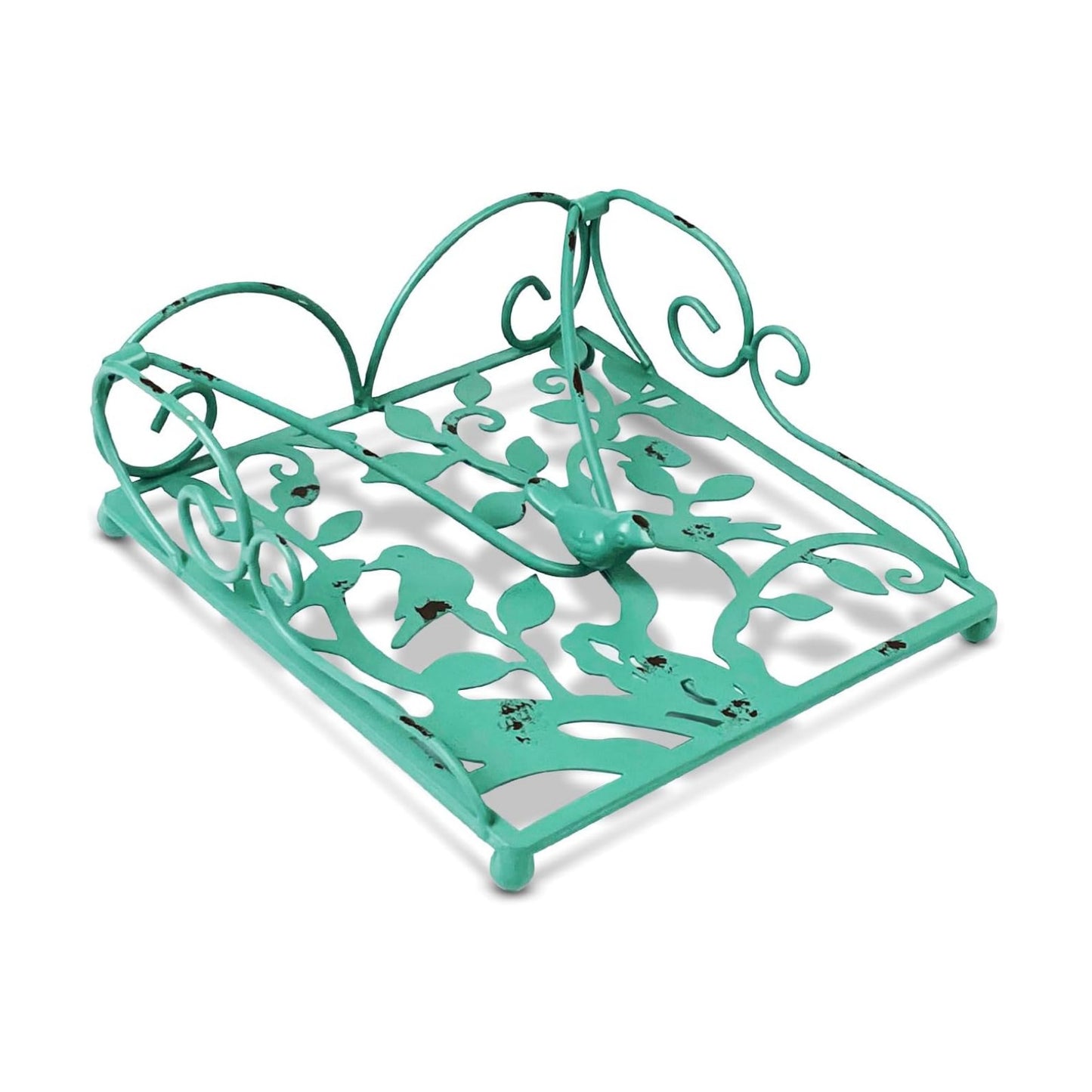 Farmhouse Napkin Holder / Green