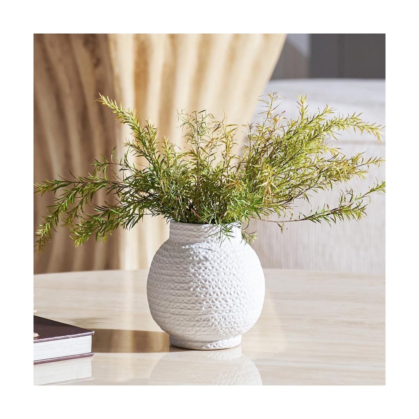 Ceramic Vase / Modern Decorative Vase / White