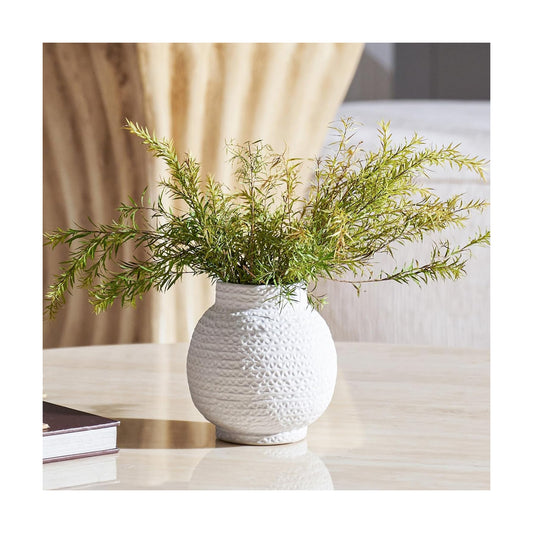Ceramic Vase / Modern Decorative Vase / White