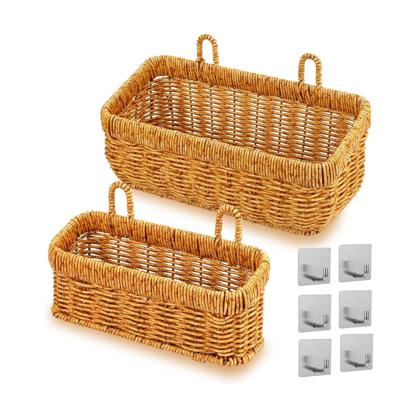 Hangers Boho Style Hanging Storage Basket / Bohemian / Set of 2