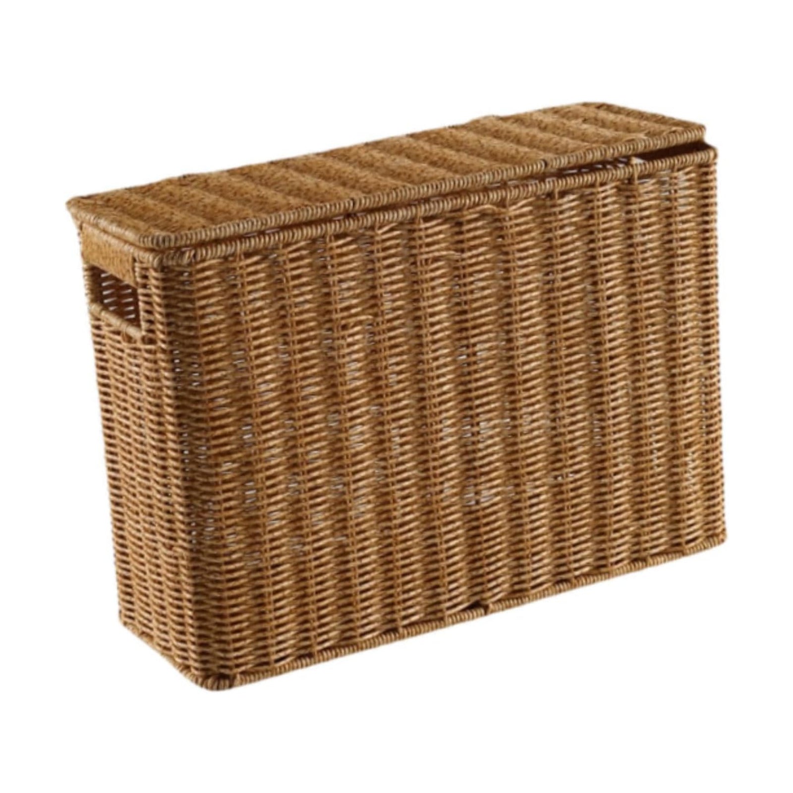 Narrow and Tall Storage Box Woven Storage Basket / S