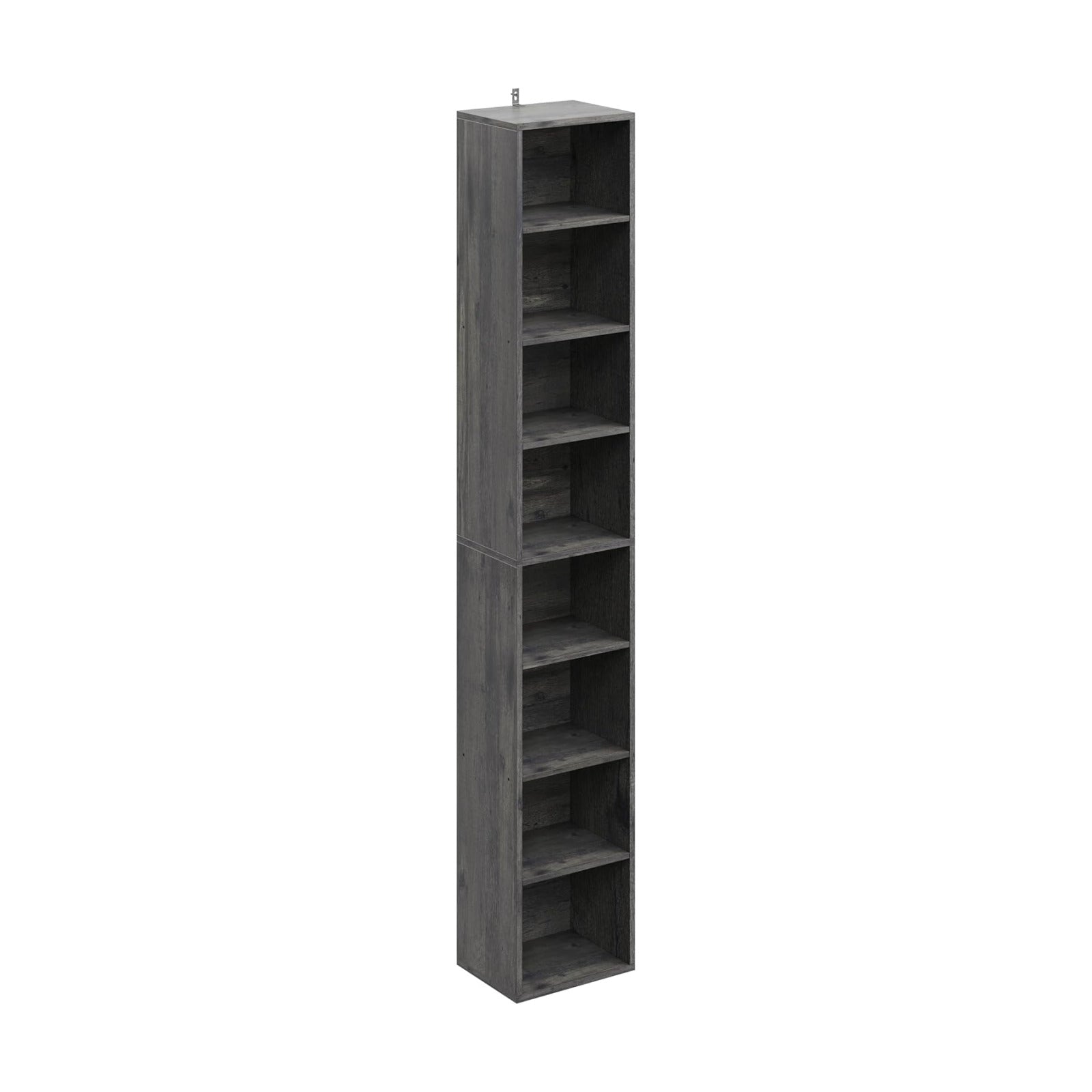 Floor Standing Display Storage Shelves in Tall / Charcoal Grey / 71 Inch