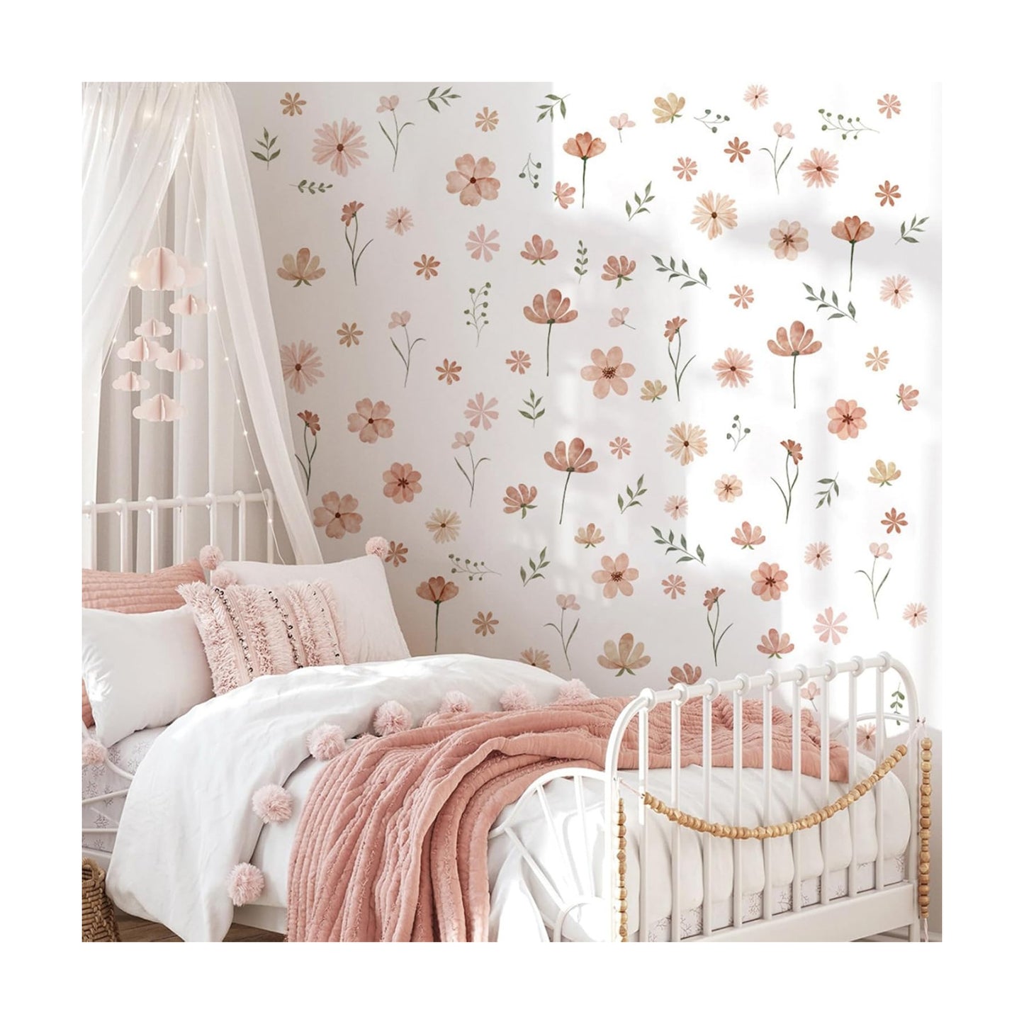 Boho Flower Wall Decals / Daisy