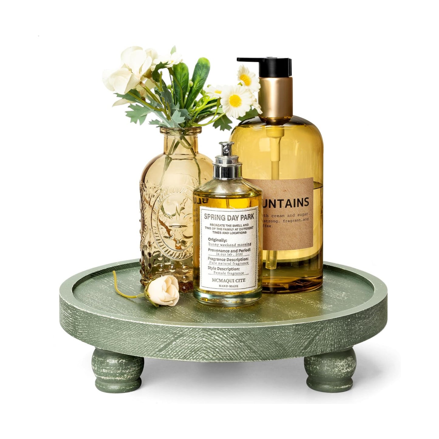 Round Pedestal Stand / Green