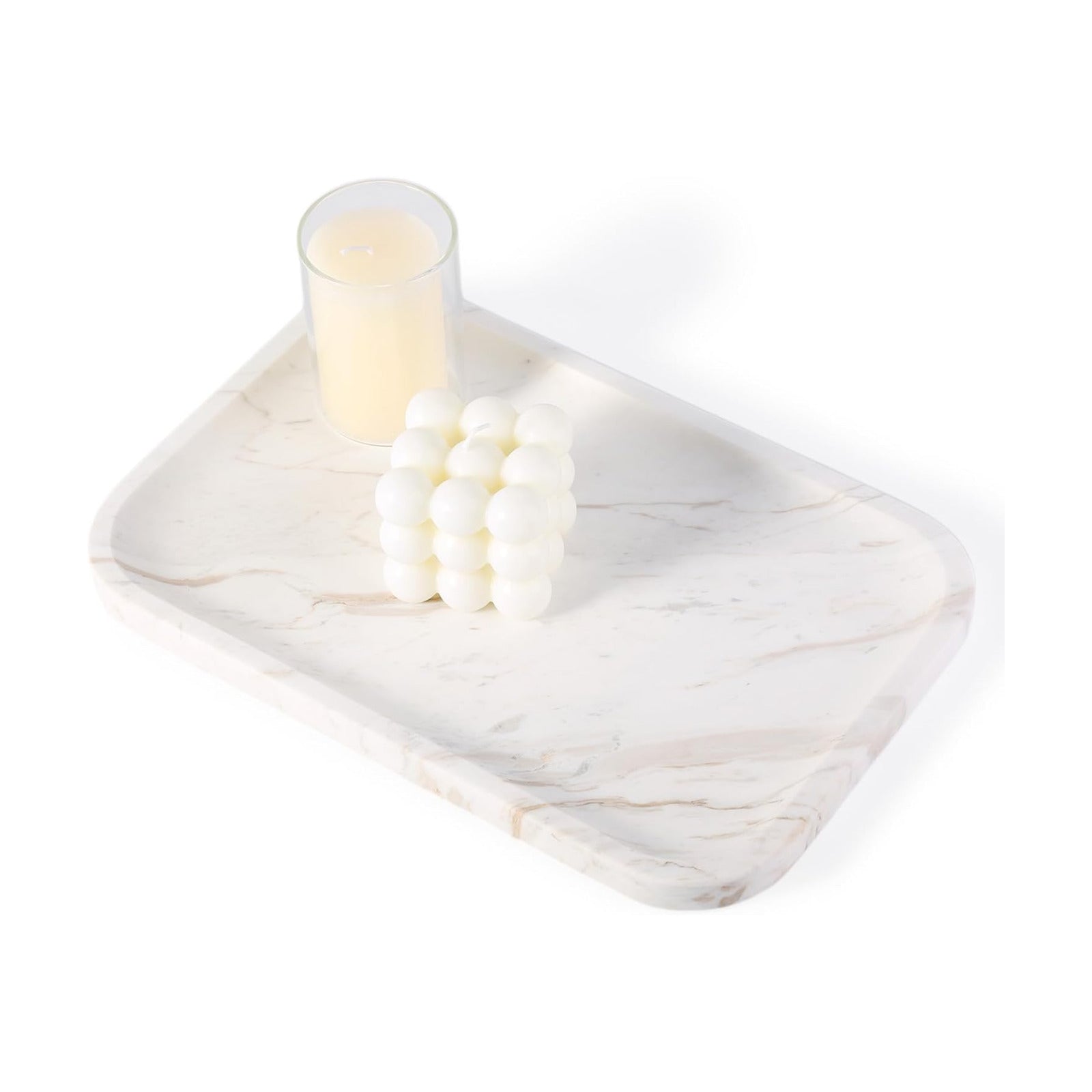 Marble Vanity Tray / Greece-white