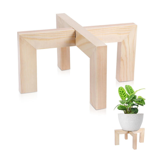 Indoor/Outdoor Wood Plant Holder / Nature / Fit 5-15inch Pots / 15 Inch