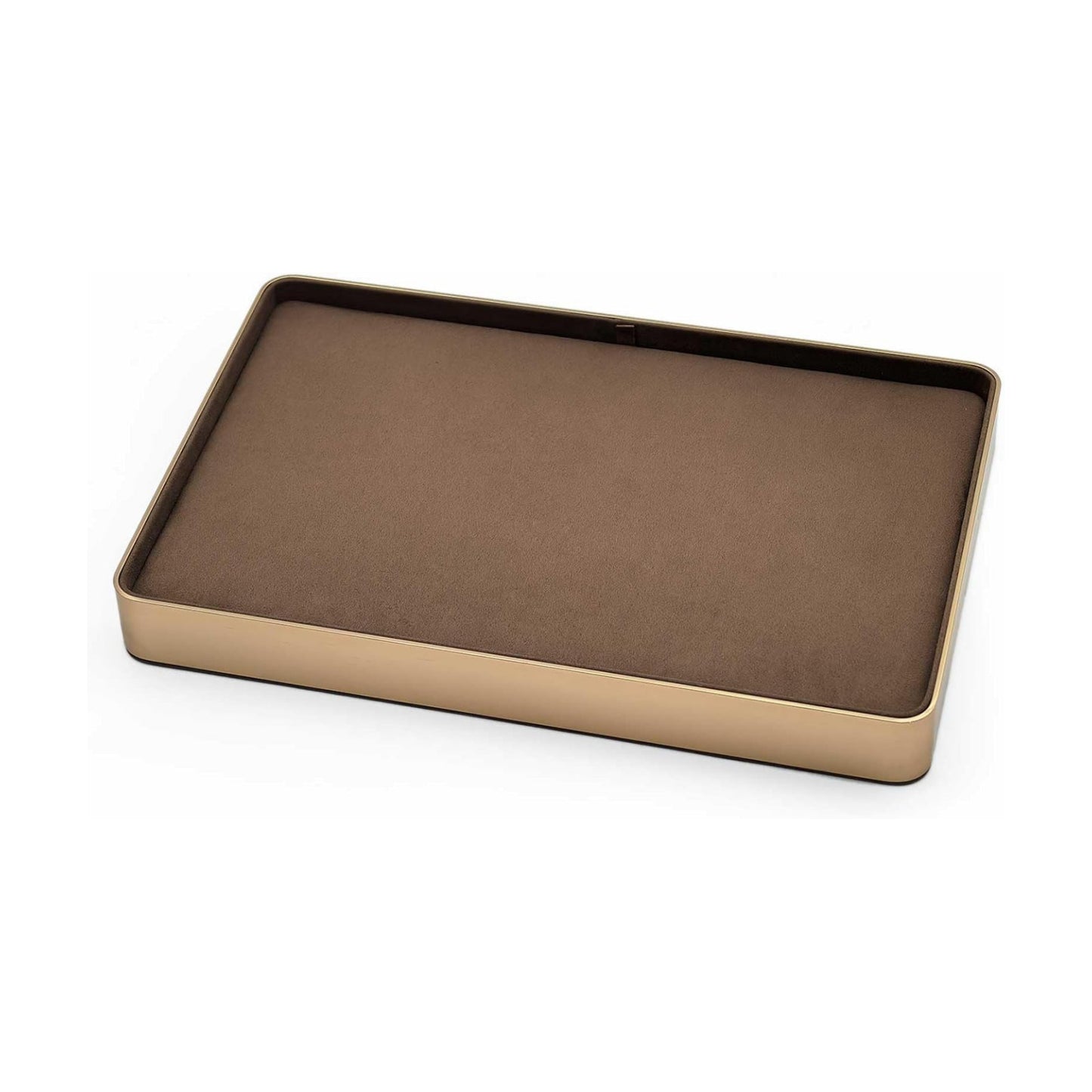 Metal Jewelry Tray, Valet Tray, Bedside Table and Desktop Organizer. It is Stackable and can be Used to Display