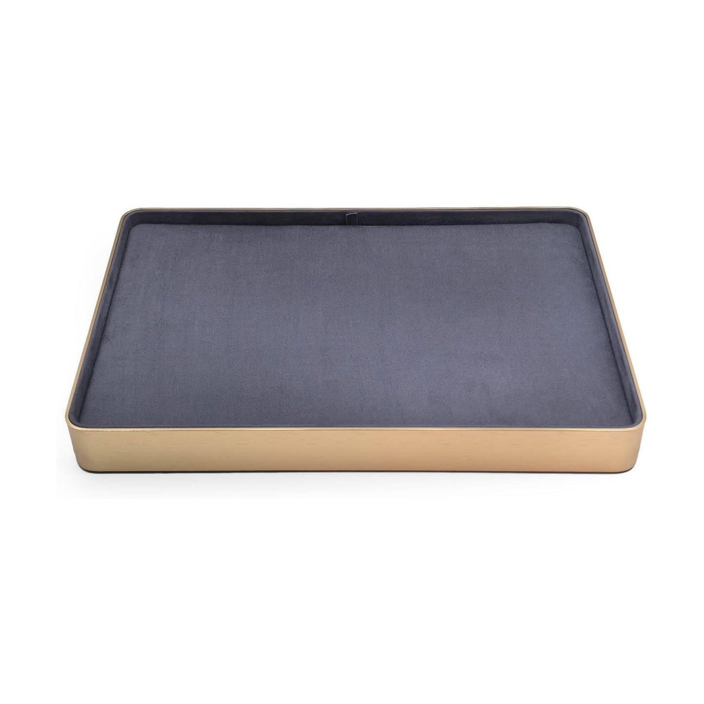 Metal Jewelry Tray, Valet Tray, Bedside Table and Desktop Organizer. It is Stackable and can be Used to Display