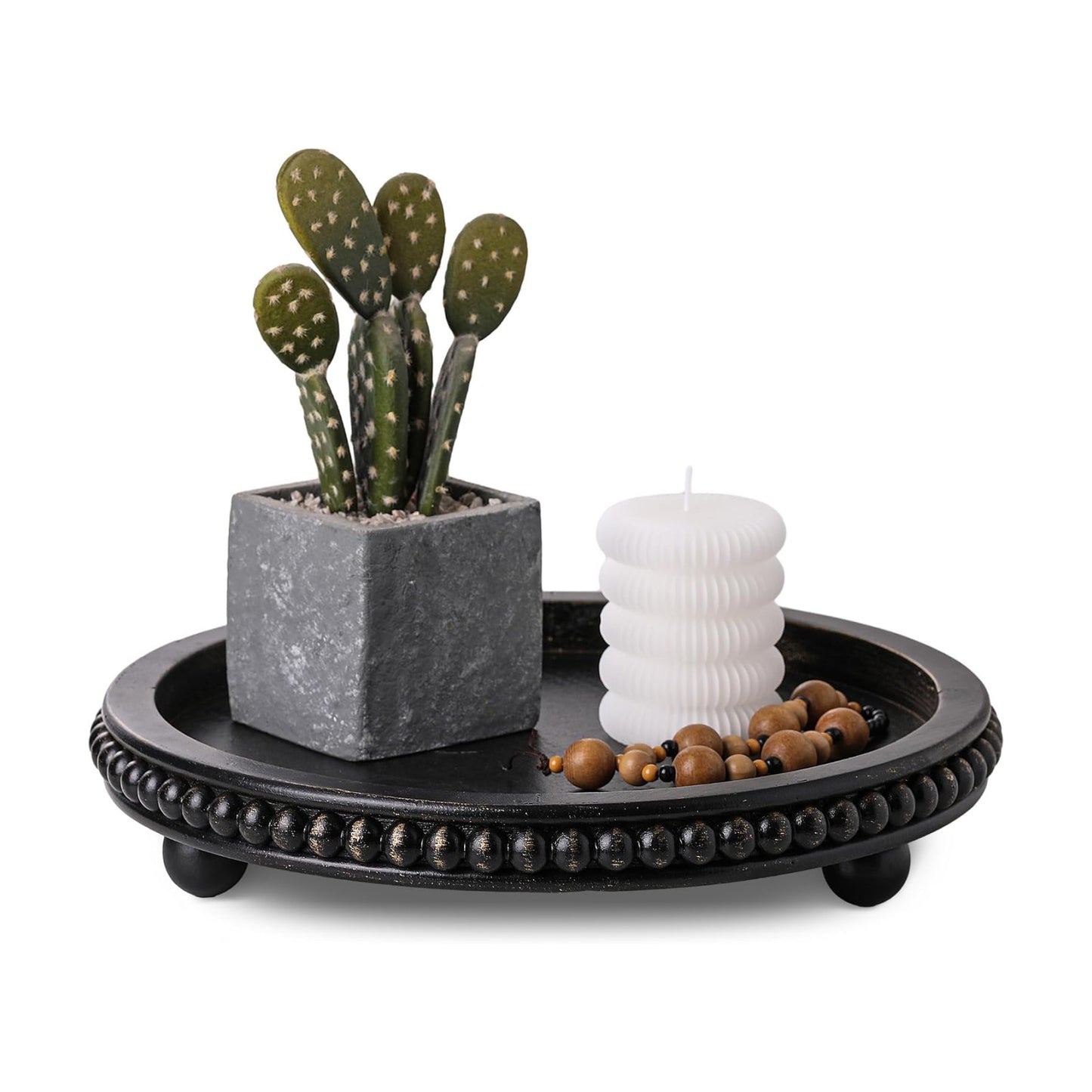 Wooden Decorative Tray / Black