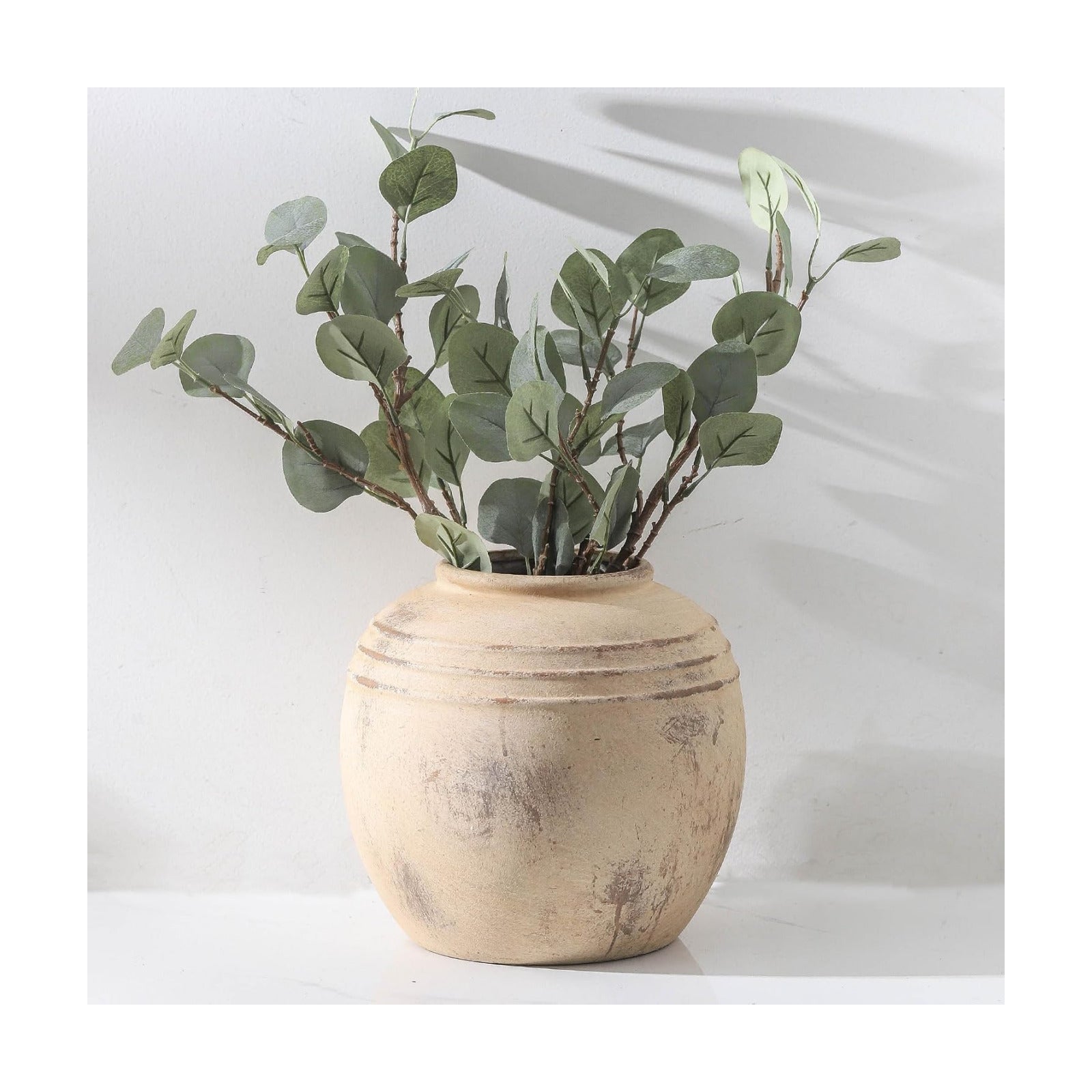 Ceramic Flower Vase / 101-8.6in / 8.66 Inch