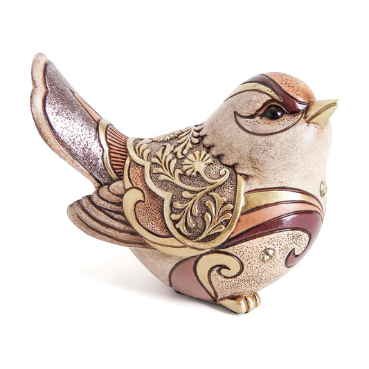 Bird Figurines / Bird Statue Sculpture / Brown
