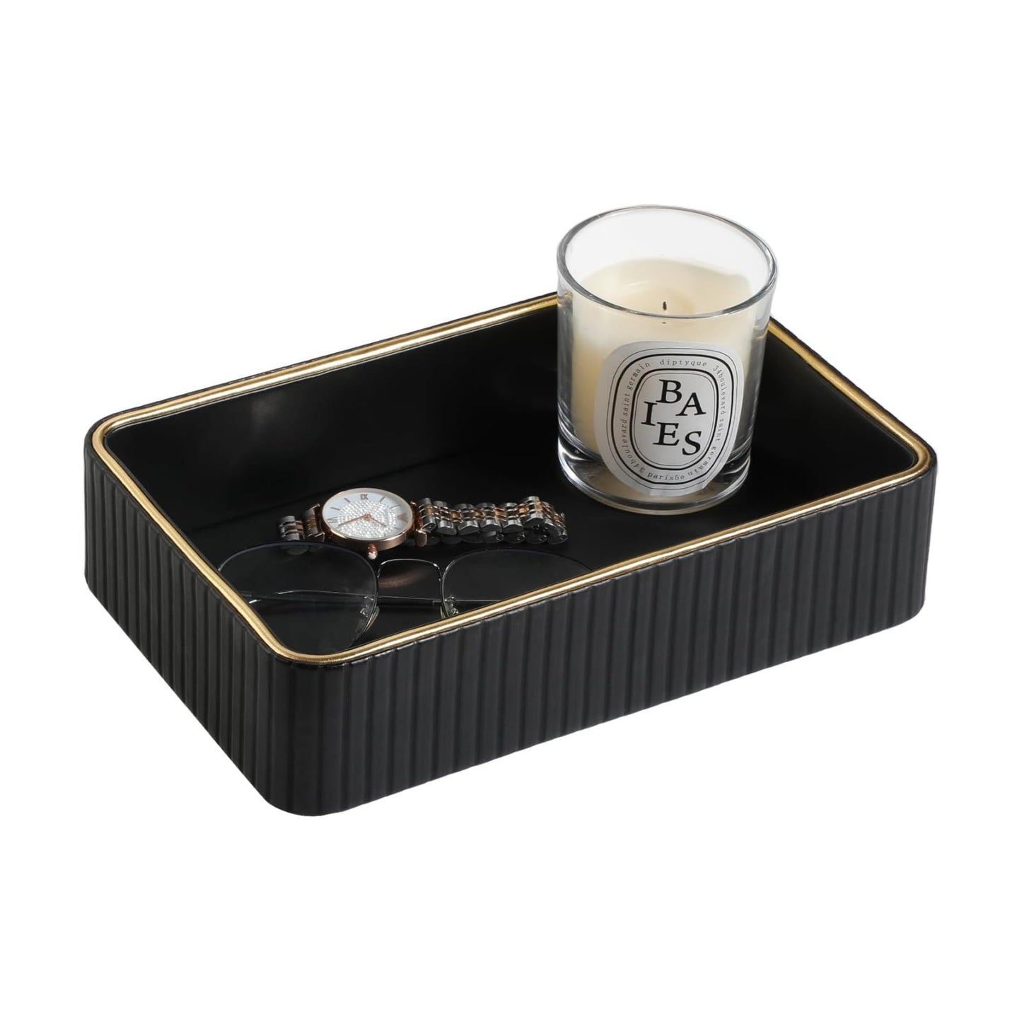 Desk Organizer Tray / Black / 9.5 x 6 x 2.2
