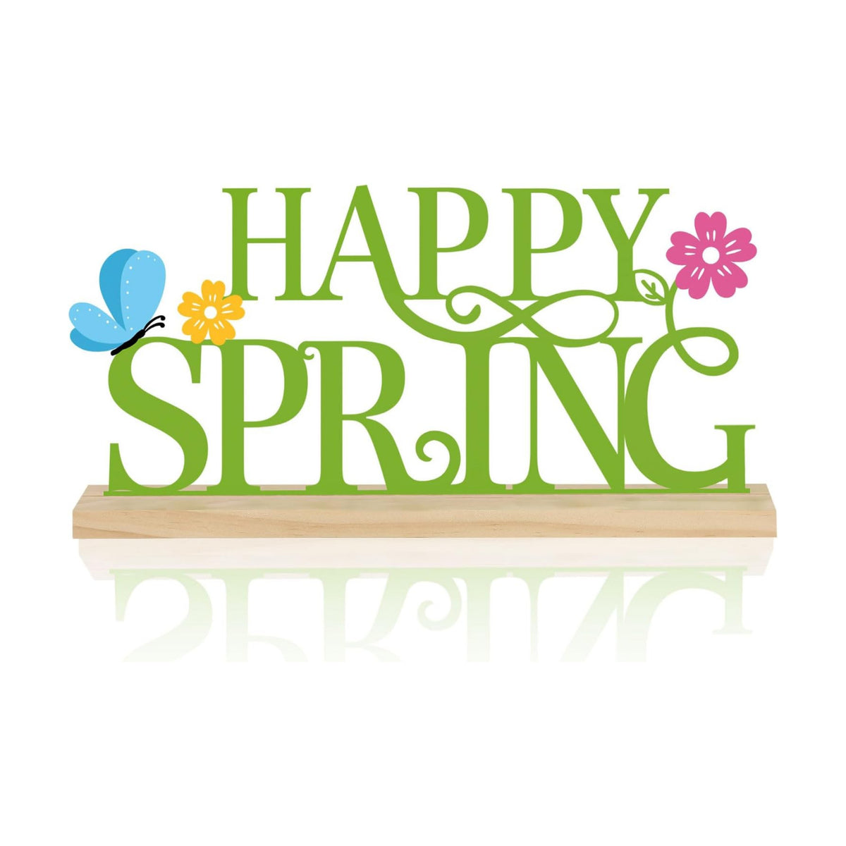 Metal Happy Valentine's Day Sign Decorations for Home Party Shelf Mantel