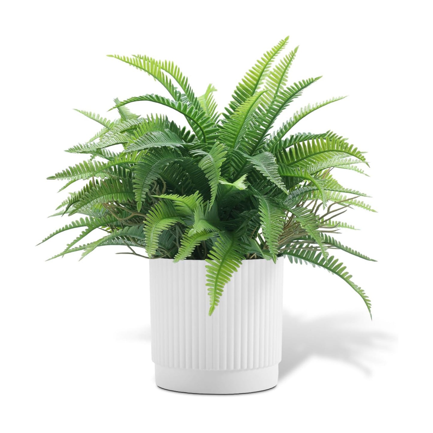 Small Fake Plant Fern Potted Artificial Plants / Green