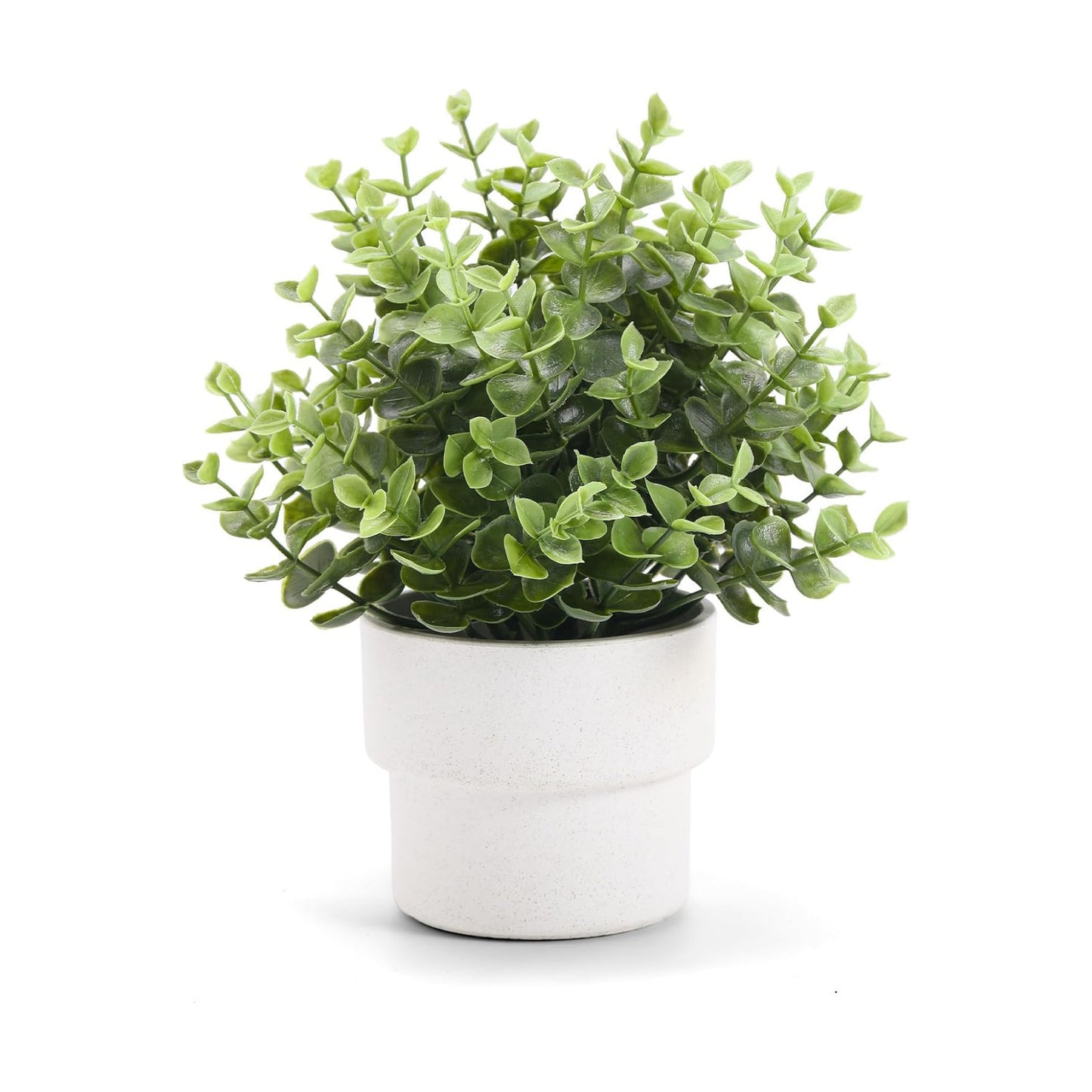 Small Fake Plants 7.45" Potted Artificial Plant / Eucalyptus