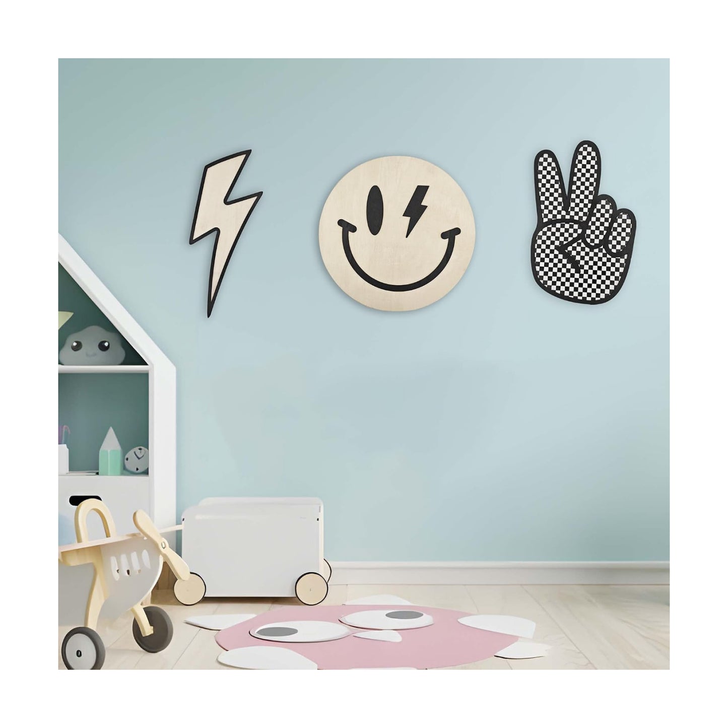 3-Piece Set / Rad Little Dude Room Decor