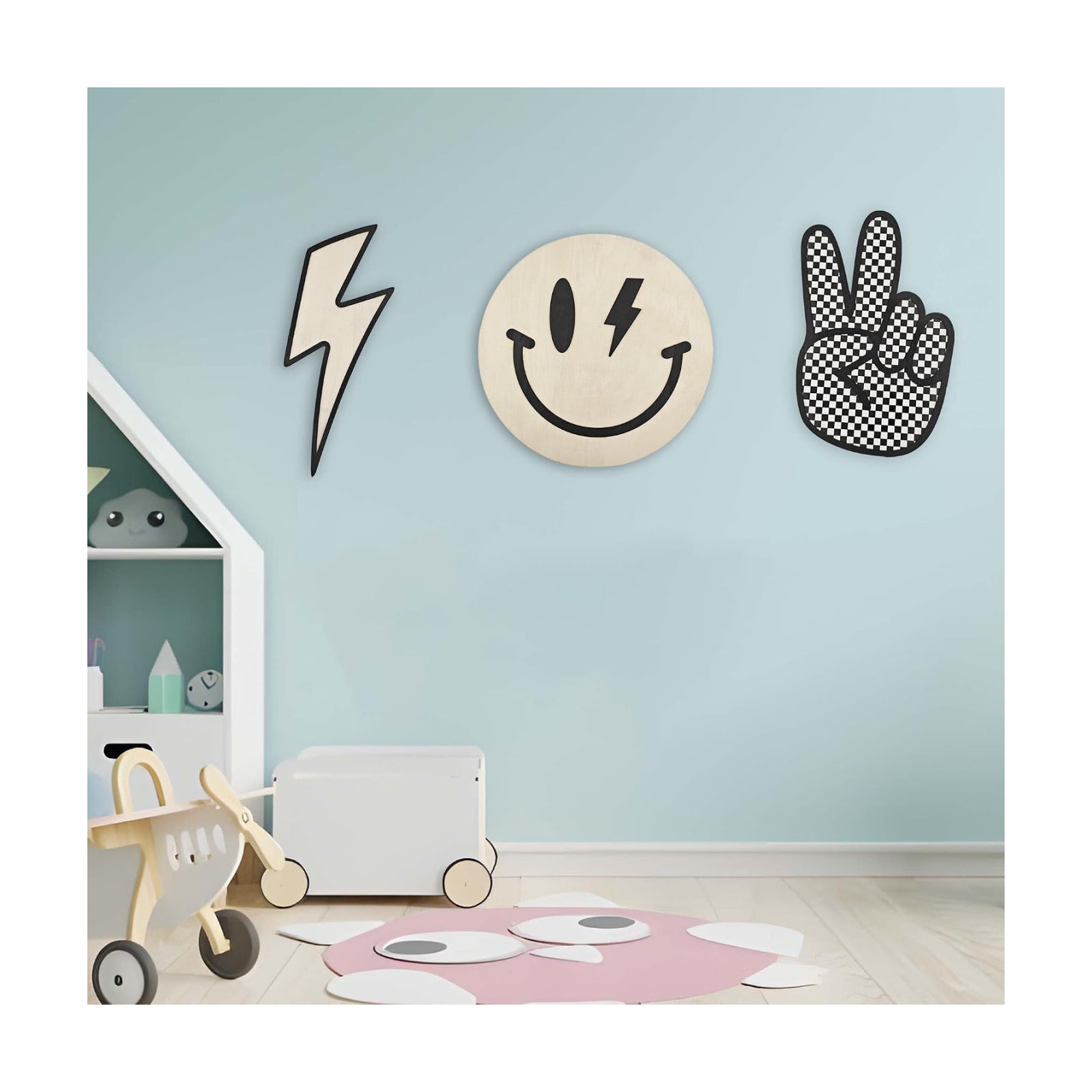 3-Piece Set / Rad Little Dude Room Decor