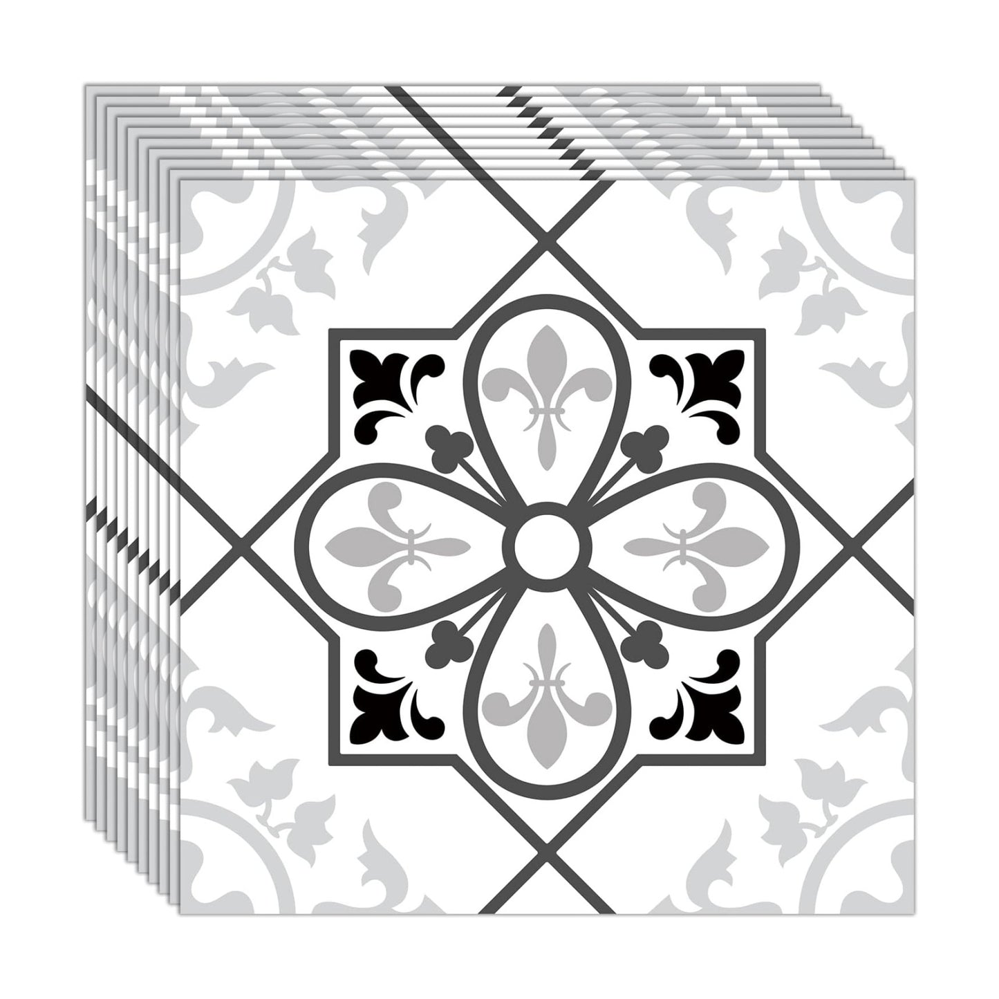 Floor Tile Decals Peel and Stick Wall Tiles Stickers 7.87"*7.87 / Ptf-62 / 7.87 x 7.87 / Set of 24